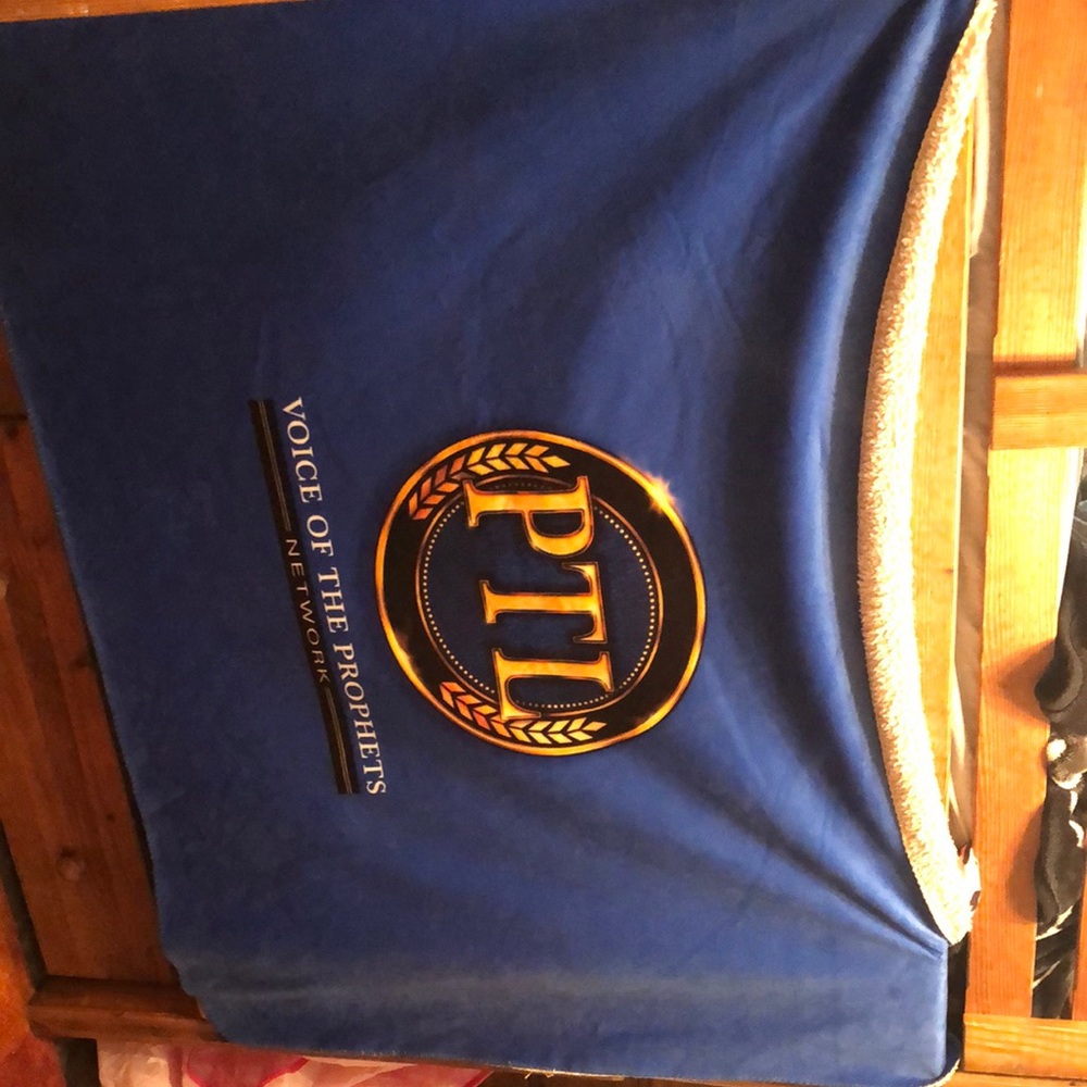 Blue PTL Blanket with Logo